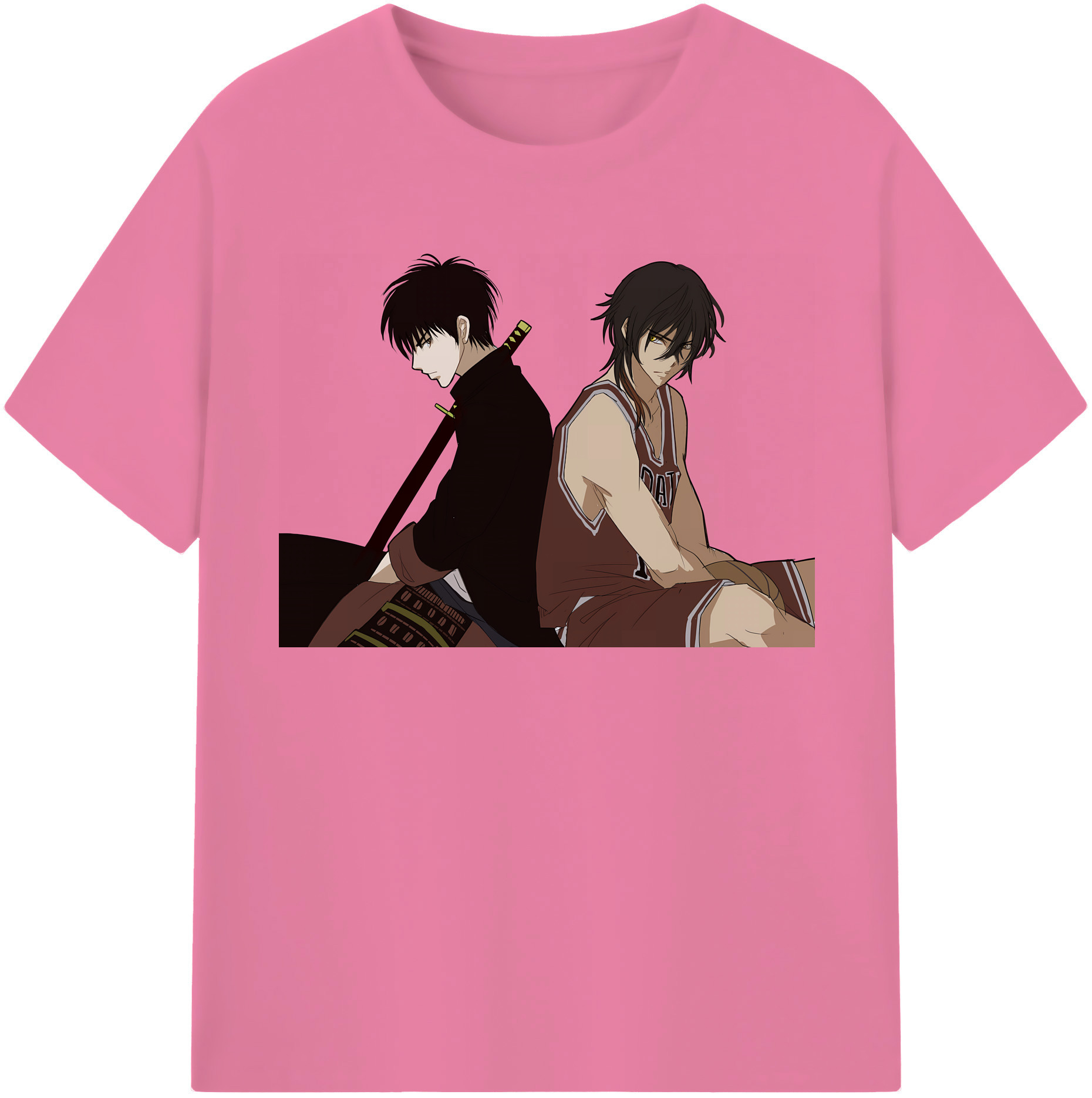 SLAM DUNK／スラムダンク 綿100％半袖Tシャツ（フロントプリント）
